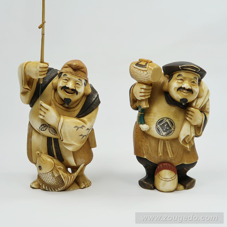 【本象牙】恵比寿・大黒セット