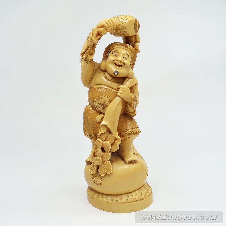 【本象牙】打ち出の小槌（小判）