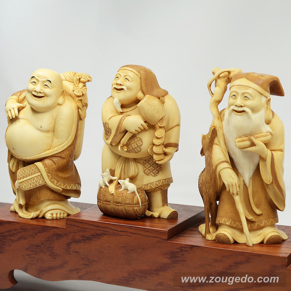 【本象牙】七福神（大）