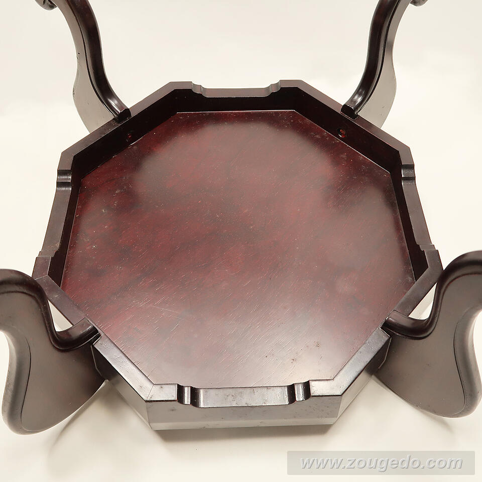 【本象牙】彫刻花筒（特大）